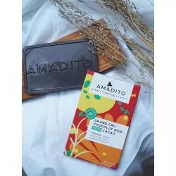 amadito-chocolat-70g-100-1-cacao-grand-cru-colombie-paquet ouvert