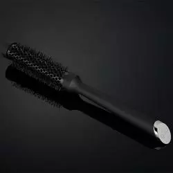 brosse a cheveux ghd- taille 1-25mm- noire en céramique pour cheveux court et franges-taille 1