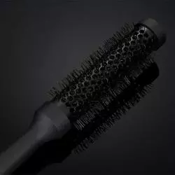 brosse a cheveux ghd- taille 1-25mm- noire en céramique pour cheveux court et franges-taille-1