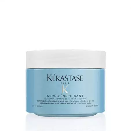 Gommage energisant Fusio-scrub Kerastase- traitement cuir chevelu sain-nettoie-tendance grasse ou pellicules Gommage energisant Fusio-scrub Kerastase- traitement cuir chevelu sain-nettoie-tendance grasse ou pellicules
