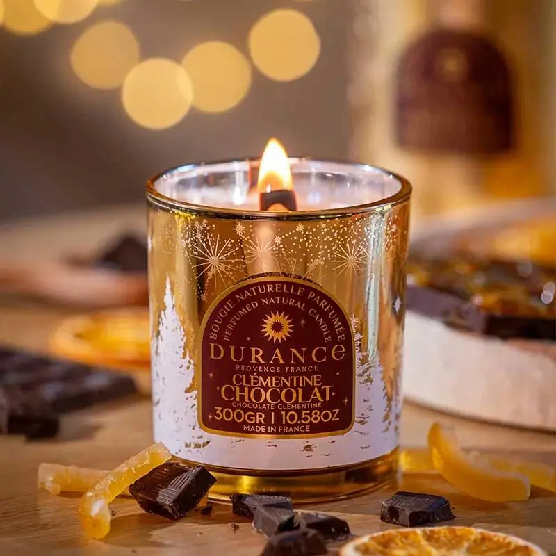 bougie-meche-en-bois-clementine-chocolat-durance-300gr