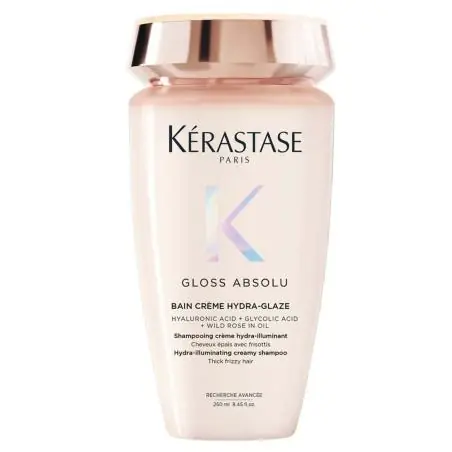 Bain crème Hydra-Glaze Kérastase Gloss Absolu 250 ml shampooing hydra-illuminant cheveux épais avec frisottis