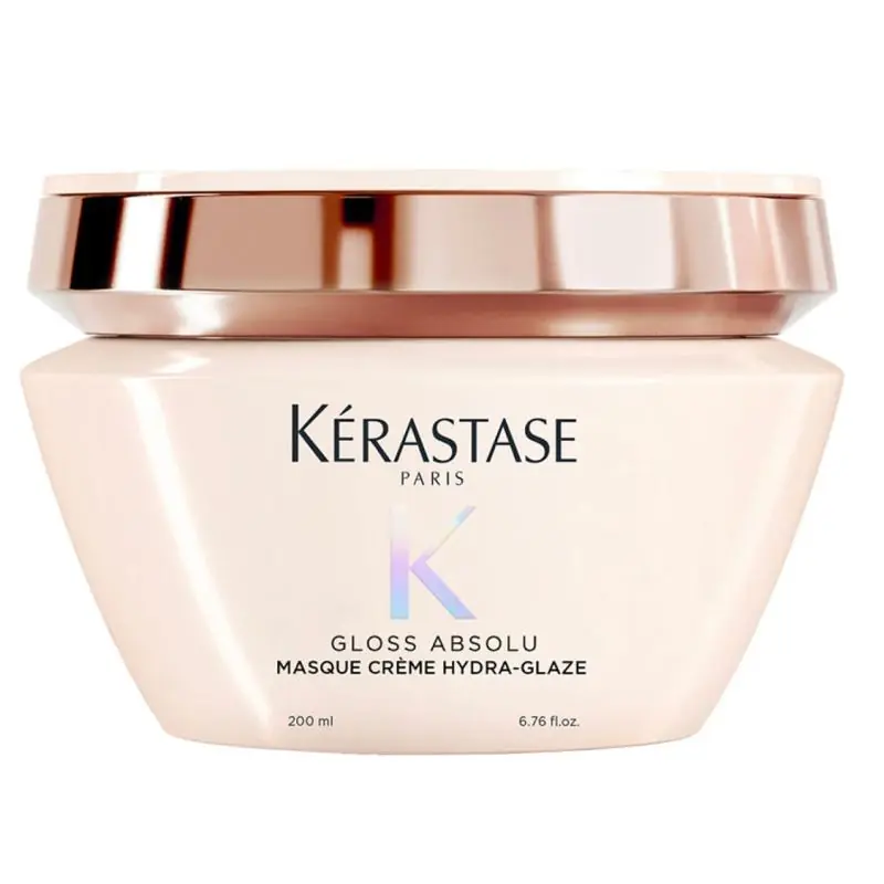 Masque Kérastase Gloss Absolu Hydra-Glaze soin capillaire anti-frisottis cheveux longs