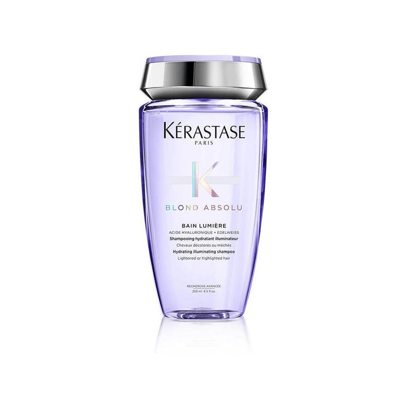 Le shampooing BAIN LUMIÈRE de la gamme BLOND ABSOLU par Kérastase pour des cheveux blonds éclatant de santé et de douceur Le shampooing BAIN LUMIÈRE de la gamme BLOND ABSOLU par Kérastase pour des cheveux blonds éclatant de santé et de douceur