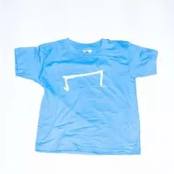 le mini M tee shirt bleu ciel de la marque Aurelien Magnano