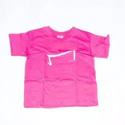 le mini M tee shirt rose fushia pour les petites filles de la marque Aurelien Magnano