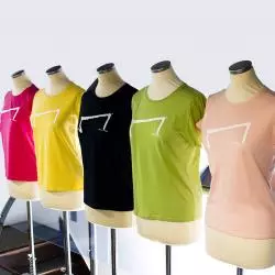 le M tee shirt pour femme de la marque Aurelien Magnano présentation de plusieurs couleurs