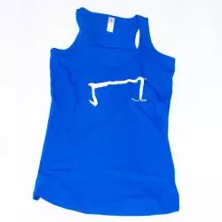 le M tee shirt débardeur bleu de la marque Aurélien Magnano