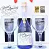 coffret cadeau Gin saint amans original avec ses verres-meilleur gin français