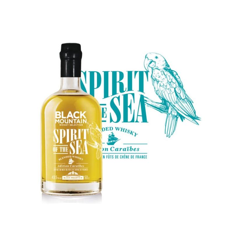 Spirit of the sea Black Mountain 3eme edition-serie limitée-whisky-vieillissement en mer-