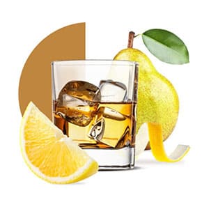 Mountain Poire cocktail au whisky